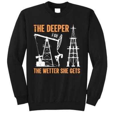 Oil Rig Drilling Lifestyle Oilfield Worker Hard Hat & Boots Sweatshirt