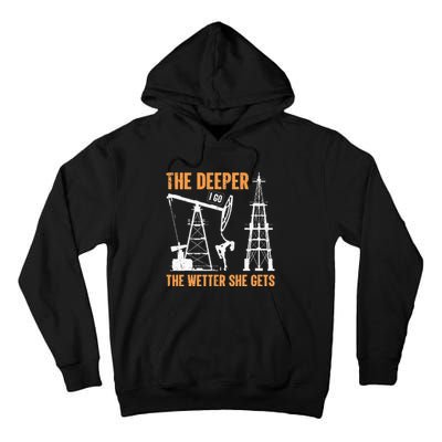 Oil Rig Drilling Lifestyle Oilfield Worker Hard Hat & Boots Tall Hoodie