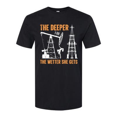 Oil Rig Drilling Lifestyle Oilfield Worker Hard Hat & Boots Softstyle CVC T-Shirt