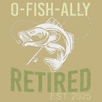 Ofishally Retired Est 2025 Fisherman Fishing Retirement Cooling Performance Crew T-Shirt