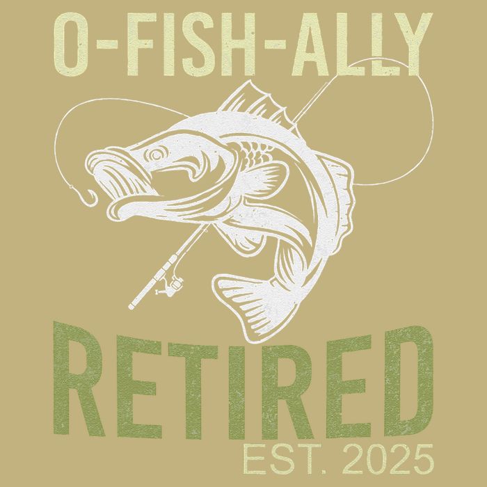 Ofishally Retired Est 2025 Fisherman Fishing Retirement Cooling Performance Crew T-Shirt