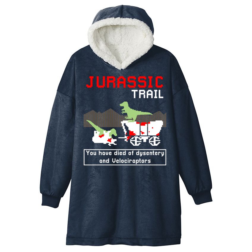 Oregon Jurassic Trail Hooded Wearable Blanket