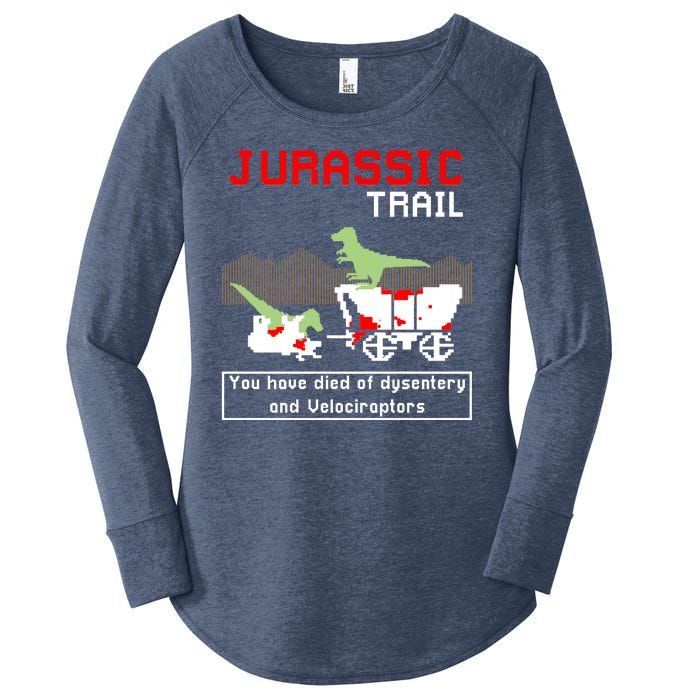 Oregon Jurassic Trail Women's Perfect Tri Tunic Long Sleeve Shirt