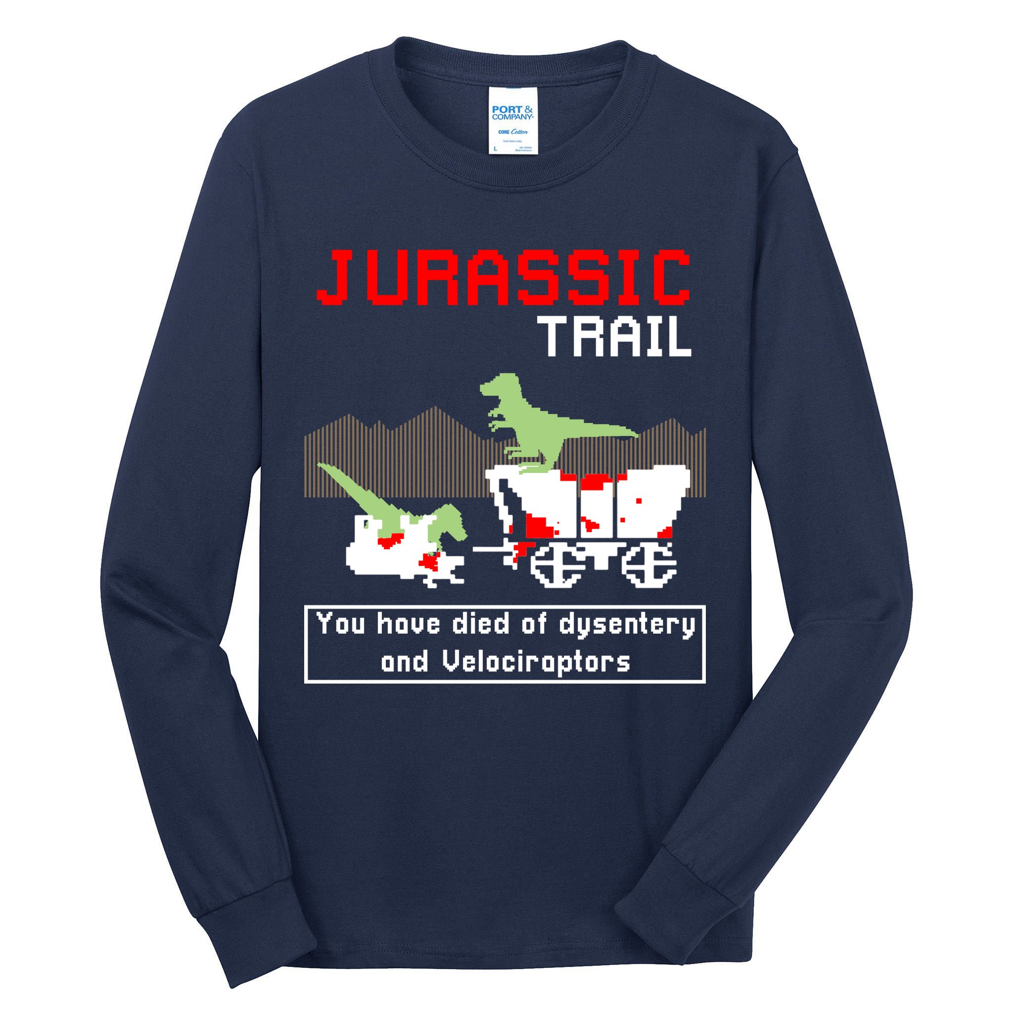Oregon Jurassic Trail Tall Long Sleeve T-Shirt