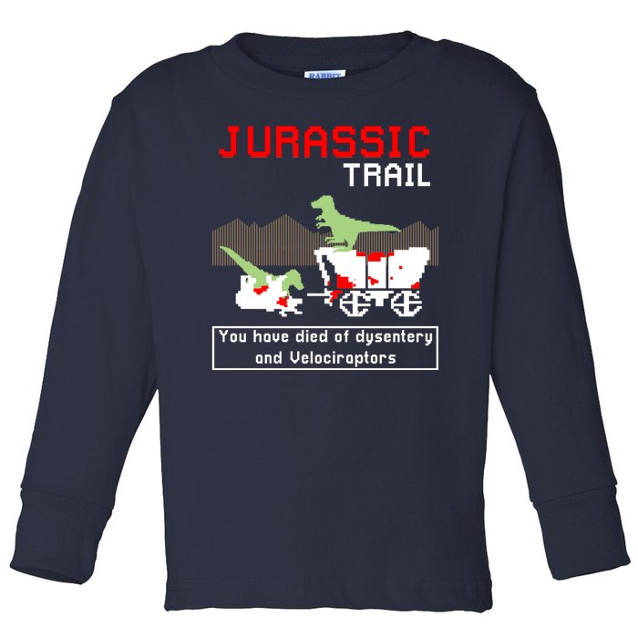 Oregon Jurassic Trail Toddler Long Sleeve Shirt