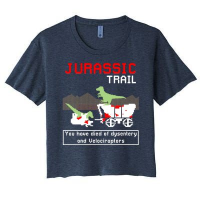 Oregon Jurassic Trail Women's Crop Top Tee