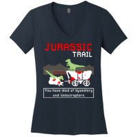 Oregon Jurassic Trail Women's V-Neck T-Shirt