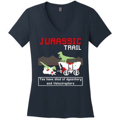 Oregon Jurassic Trail Women's V-Neck T-Shirt