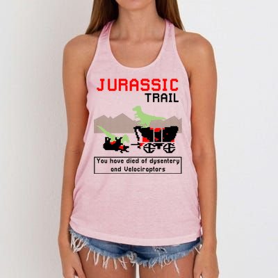 Oregon Jurassic Trail Women's Knotted Racerback Tank