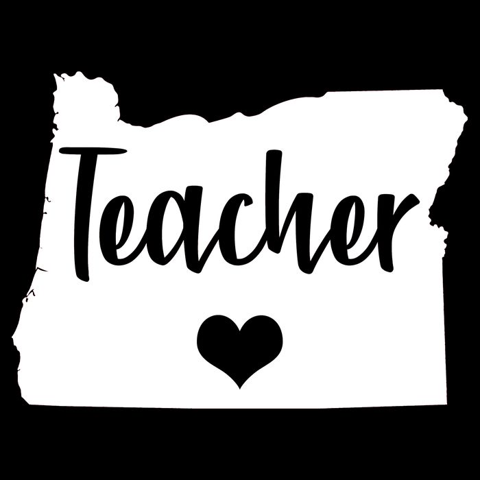 Oregon Teacher Red For Ed 7-Panel Snapback Hat