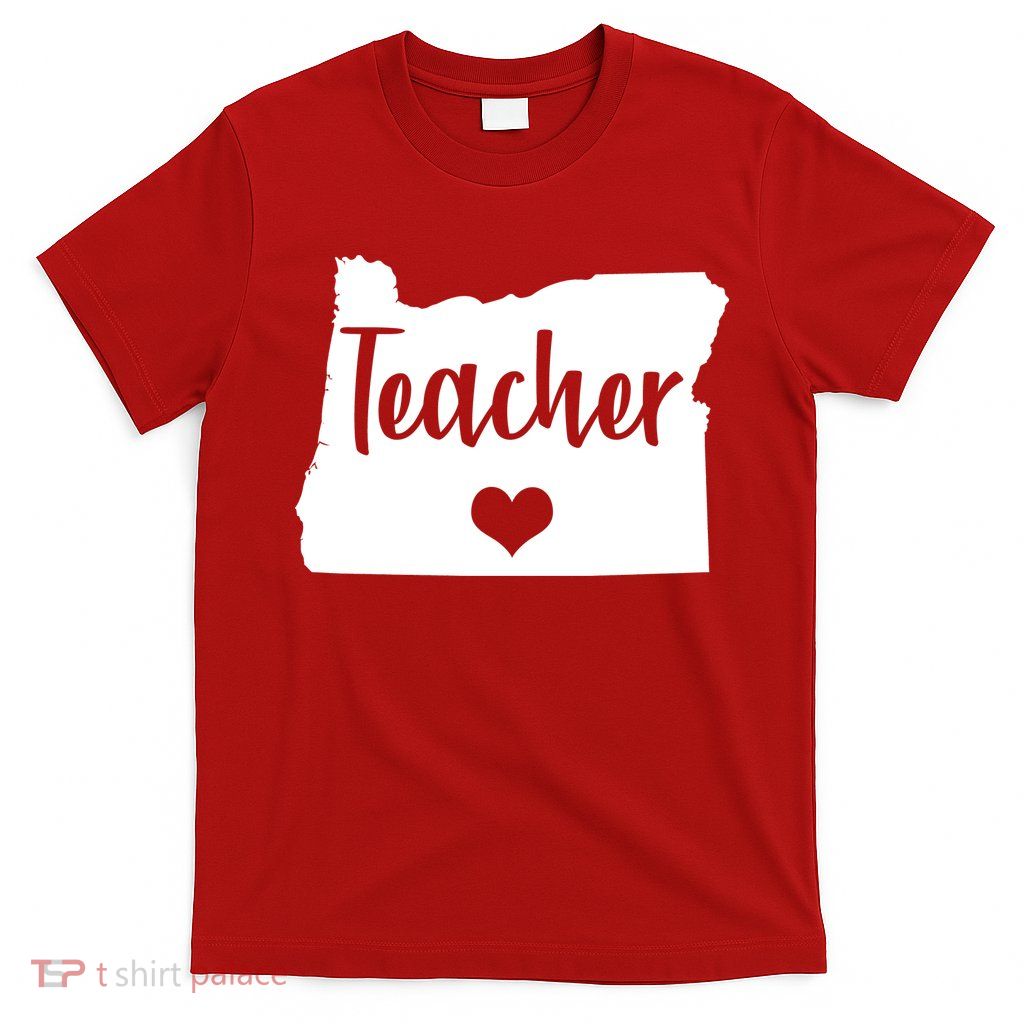 Oregon Teacher Red For Ed T-Shirt