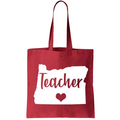 Oregon Teacher Red For Ed Bag