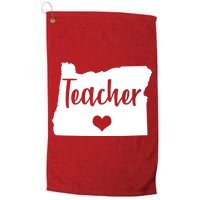 Oregon Teacher Red For Ed Golf Towel