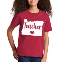 Oregon Teacher Red For Ed Kids T-Shirt