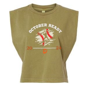 October Ready Funny Design For Ready Tiger Garment-Dyed Women's Muscle Tee