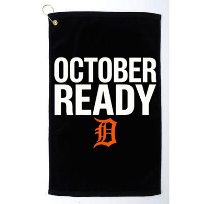 October Ready Funny For Ready Tiger Platinum Collection Golf Towel