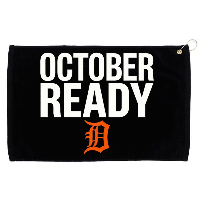 October Ready Funny For Ready Tiger Grommeted Golf Towel