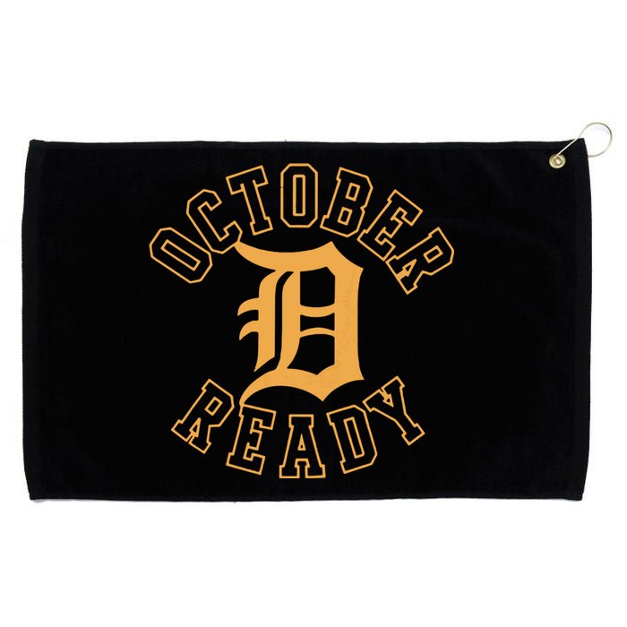 October Ready Funny For Ready Tiger Grommeted Golf Towel