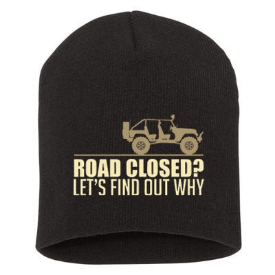 Off Road Funny Suv Offroading Dirt Race Short Acrylic Beanie