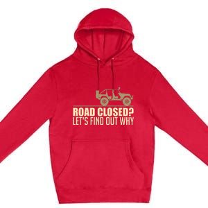 Off Road Funny Suv Offroading Dirt Race Premium Pullover Hoodie