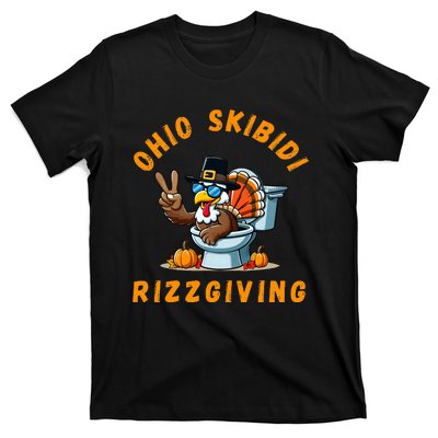 Ohio Rizzgiving Funny Thanksgiving Rizz Gyatt Rizz T-Shirt