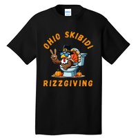 Ohio Rizzgiving Funny Thanksgiving Rizz Gyatt Rizz Tall T-Shirt