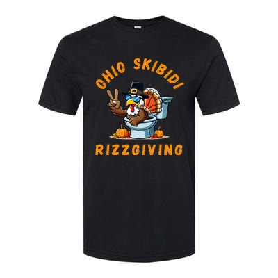 Ohio Rizzgiving Funny Thanksgiving Rizz Gyatt Rizz Softstyle CVC T-Shirt