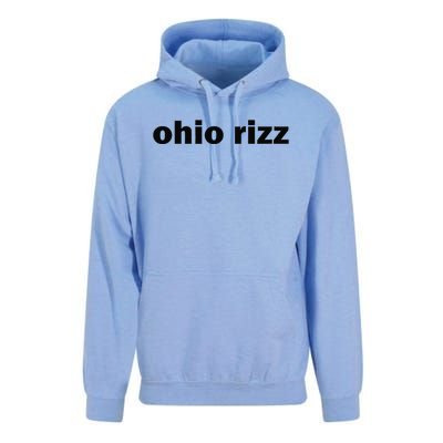 Ohio Rizz Funny Viral Influencer Brain Rot Rizzler Sigma Unisex Surf Hoodie