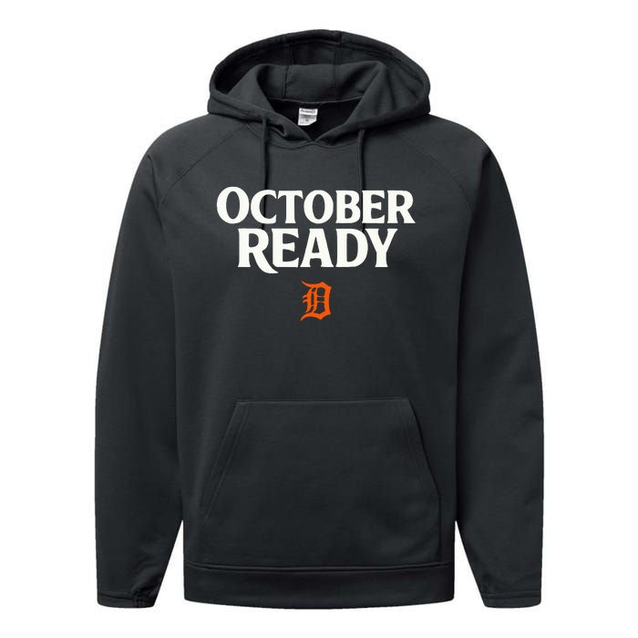 October Ready Funny Ready Tiger Performance Fleece Hoodie