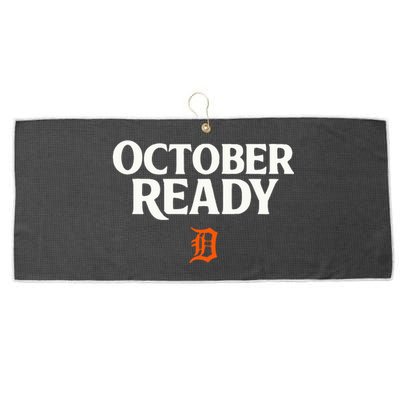 October Ready Funny Ready Tiger Large Microfiber Waffle Golf Towel