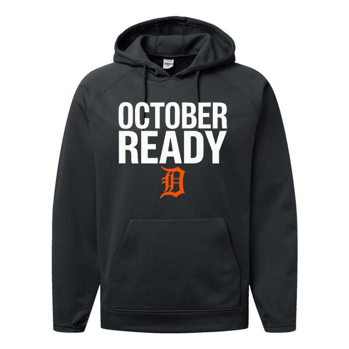 October Ready Funny For Ready Tiger Performance Fleece Hoodie