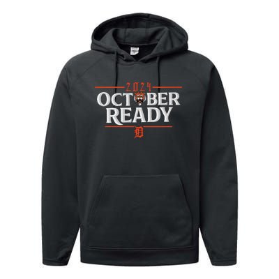 October Ready Funny For Ready Tiger Performance Fleece Hoodie