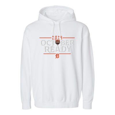 October Ready Funny For Ready Tiger Garment-Dyed Fleece Hoodie