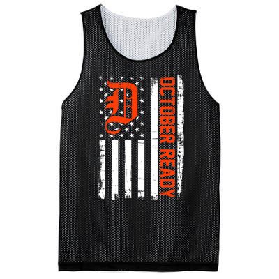 October Ready For Playoff Us Flag Matching Tiger Souvenir Mesh Reversible Basketball Jersey Tank