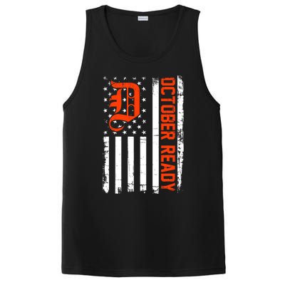 October Ready For Playoff Us Flag Matching Tiger Souvenir PosiCharge Competitor Tank