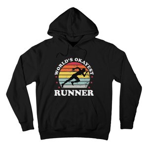 Okayest Runner Funny Running Hoodie