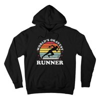 Okayest Runner Funny Running Hoodie