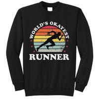 Okayest Runner Funny Running Sweatshirt