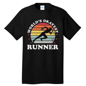 Okayest Runner Funny Running Tall T-Shirt