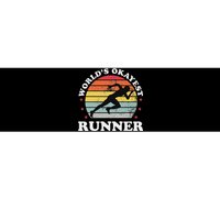 Okayest Runner Funny Running Bumper Sticker