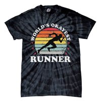 Okayest Runner Funny Running Tie-Dye T-Shirt