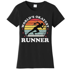 Okayest Runner Funny Running Women's T-Shirt