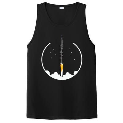 OBOE Rocket Funny Oboist Gift Funny Oboe PosiCharge Competitor Tank