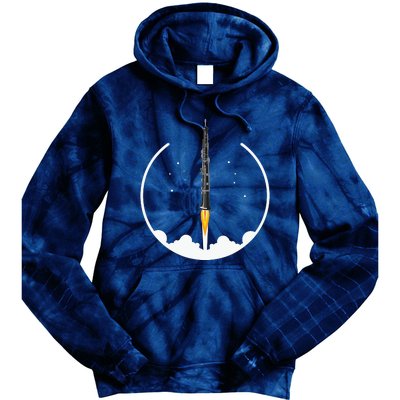 OBOE Rocket Funny Oboist Gift Funny Oboe Tie Dye Hoodie