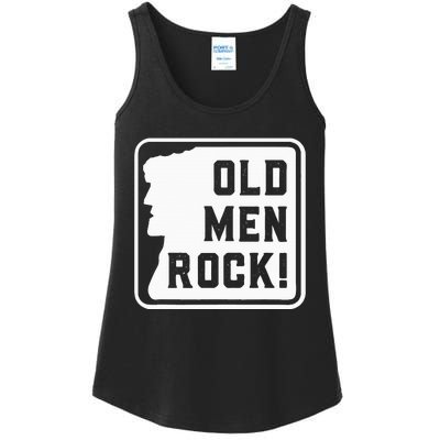 Old Rock Funny Ladies Essential Tank