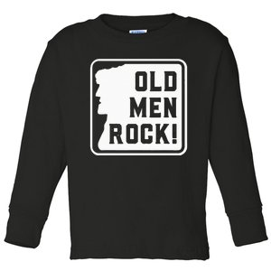 Old Rock Funny Toddler Long Sleeve Shirt