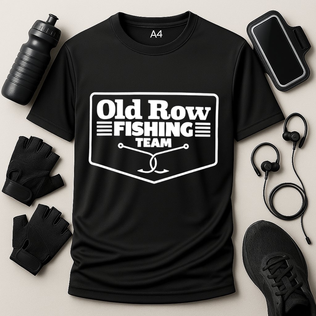 Old Row Fishing Team Funny Cute Gift Cooling Performance Crew T-Shirt