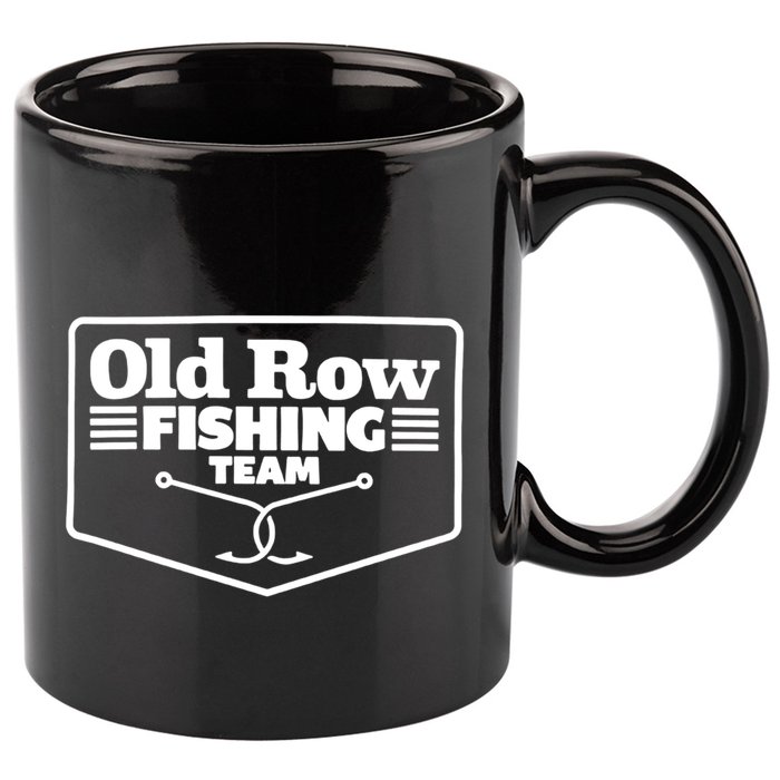 Old Row Fishing Team Funny Cute Gift 11oz C Handle Ceramic Mug