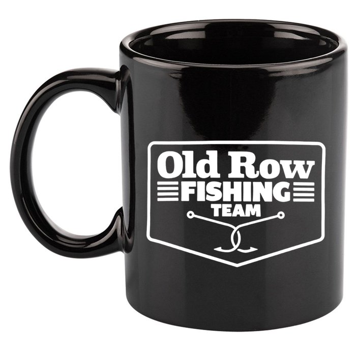 Old Row Fishing Team Funny Cute Gift 11oz C Handle Ceramic Mug