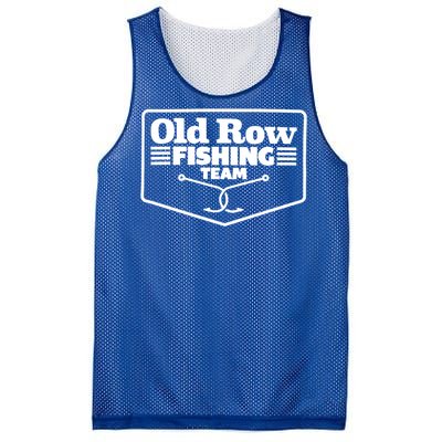 Old Row Fishing Team Funny Cute Gift Mesh Reversible Basketball Jersey Tank